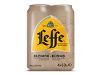 Een 4-pack blikken blond abdijbier met 6,6% alcohol, met vanille- en kruidnagelnoten.