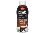 Bebida de chocolate Milbona rica em proteínas.