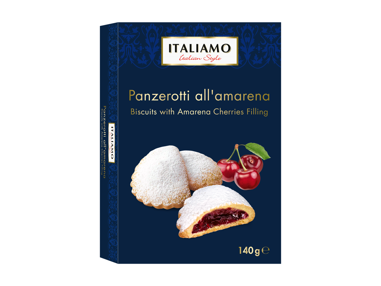 Ciastka z nadzieniem lub kruche ciastka z pestkami moreli amaretti 140 g, 200 g