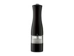 Electric salt or pepper mill with a black finish