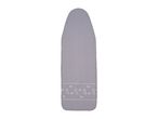 Grey ironing board cover with 'High Speed Bügelzone' text and arrows.