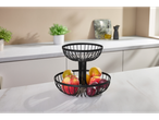 SILVERCREST® Fruit Basket with various fruits on a kitchen counter