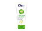 Crème pour les mains Cien Care à la camomille.