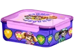Lancheira PAW PATROL com tema de dinossauros e cachorros.