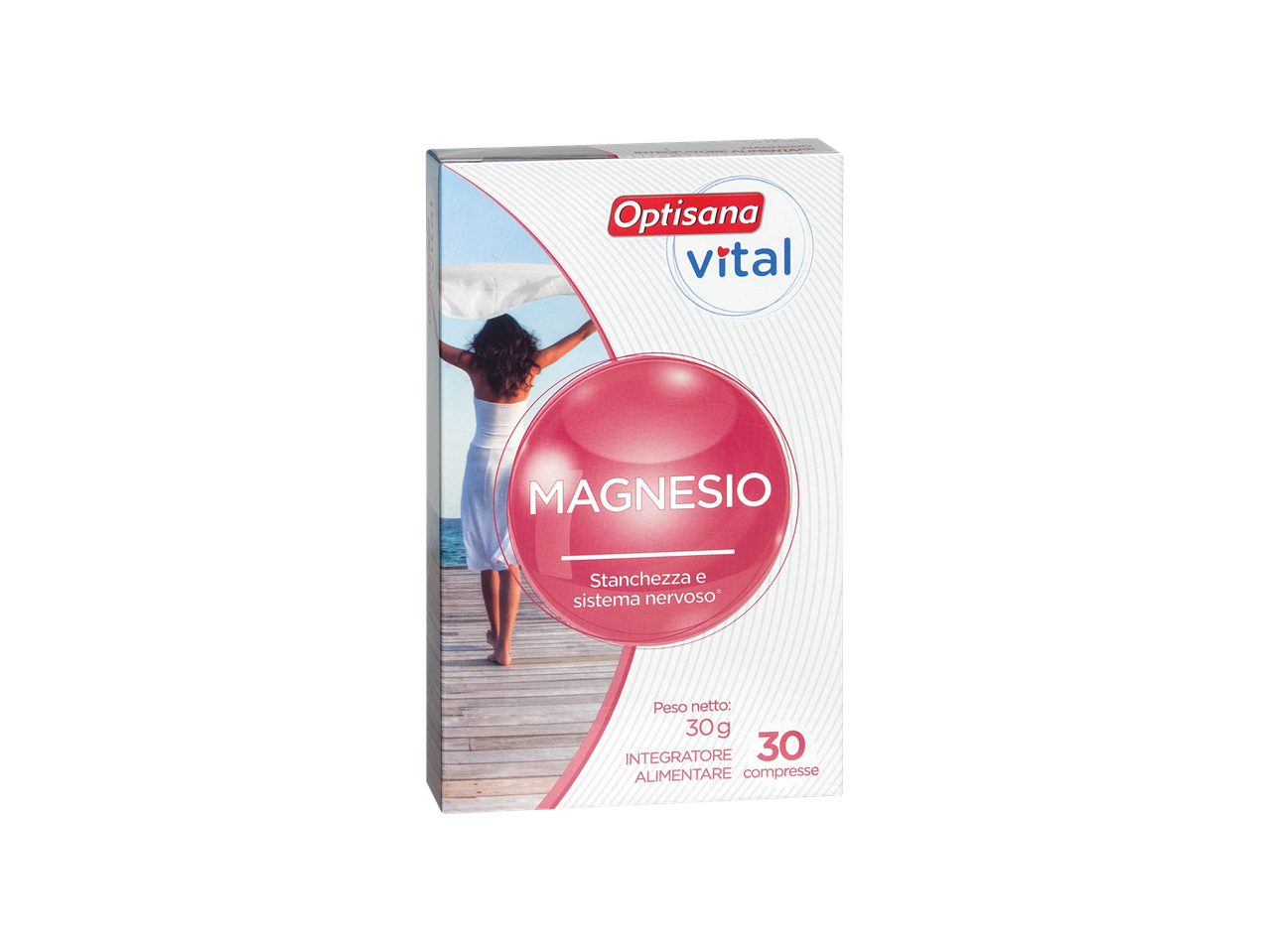 Confezione di Magnesio Vital, integratore alimentare.