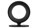 Black ring light with a stand