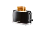 Black Silvercrest toaster with two slices of toasted bread, featuring '1973' on the side.