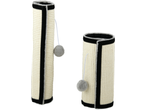 Zoofari® Arranhador para gato: dois postes de sisal com pompons.