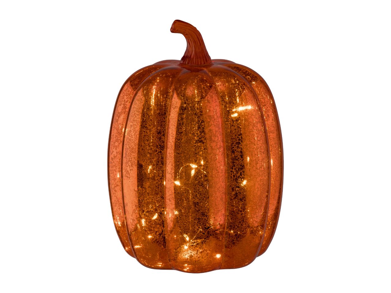Livarno Home Orange Light-Up Decorative Pumpkin 