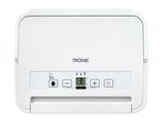 White dehumidifier with a digital display and control panel, featuring the brand name TRONIC.