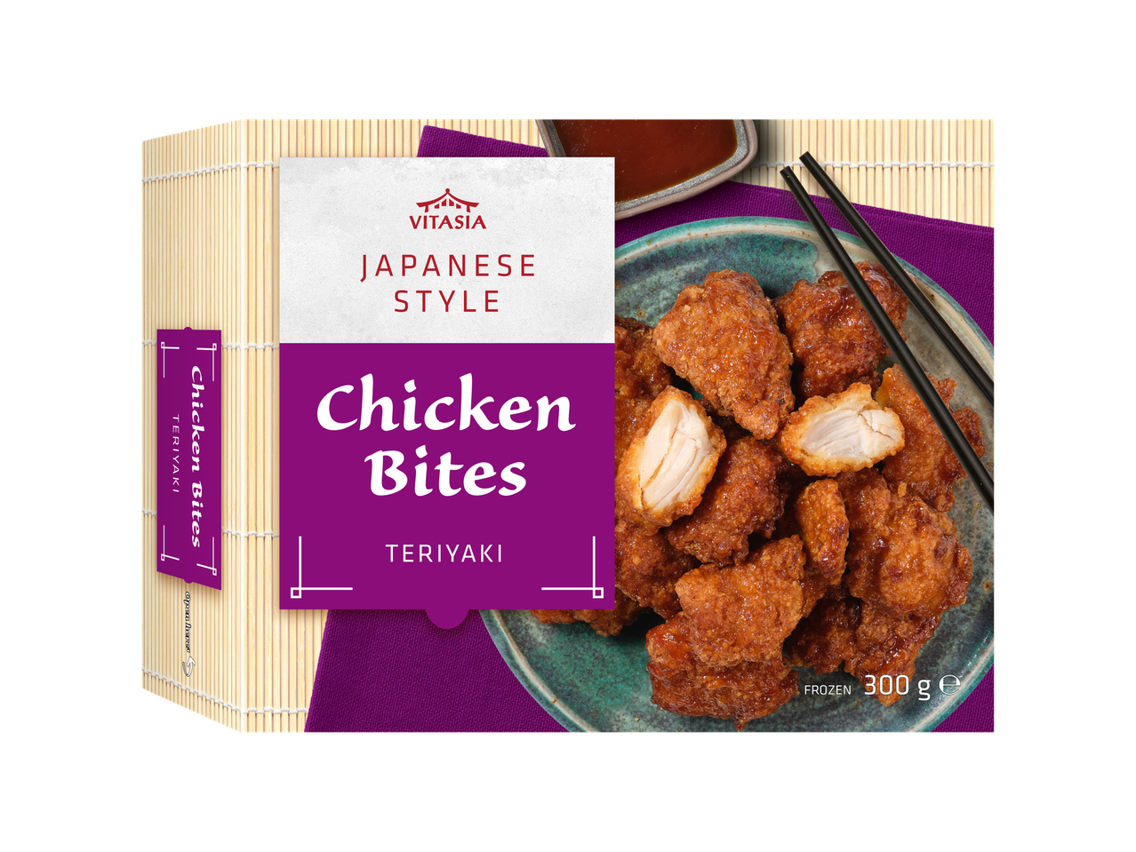 Vitasia japoniško stiliaus teriyaki vištienos kąsneliai (300 g šaldyti).