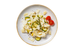 Risotto met courgette, cherrytomaten, rozemarijn en Milbona Parmigiano Reggiano D.O.P.