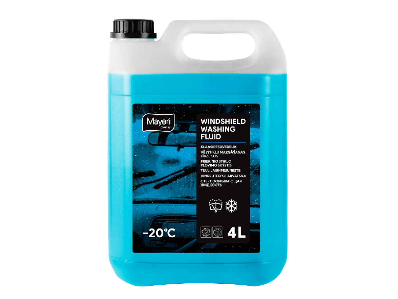 Mayeri vējstiklu mazgāšanas šķidrums -20°C, 4L