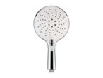 Chrome-plated shower head with multiple spray settings