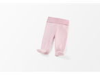 Pantaloni roz pentru bebeluși cu piciorușe.