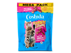 Coshida katten snacks: knapperige en romige zalmhapjes, megaverpakking.