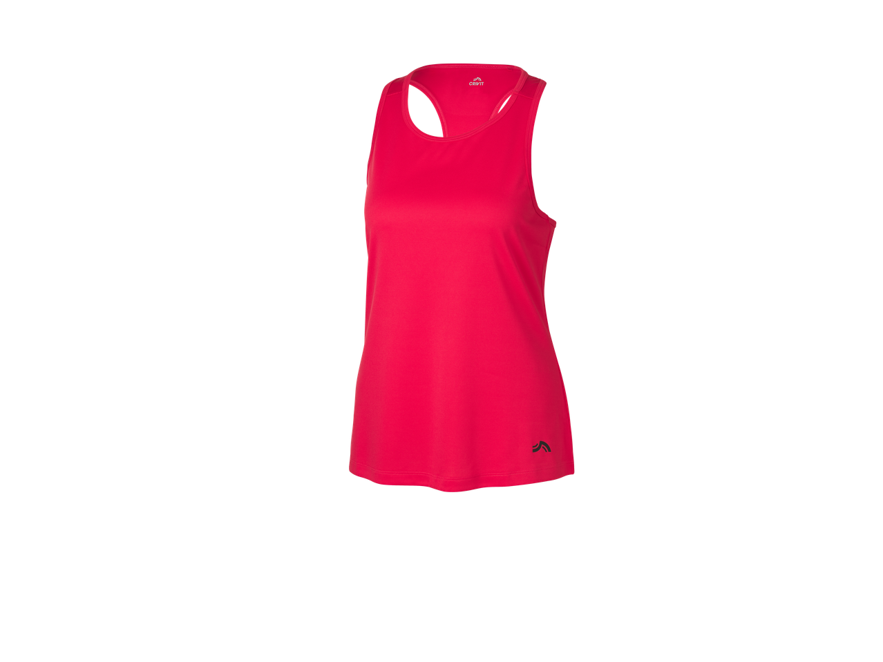CRIVIT dečiji crveni sportski top sa racerback dizajnom