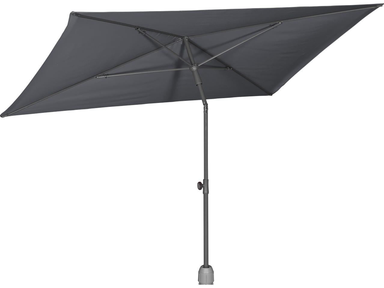 Guarda-sol retangular cinzento Livarno Sonnenschirm