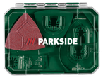 Σετ αξεσουάρ Parkside για πολυεργαλείο με λεπίδες και δίσκους λείανσης.