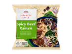 Ramen cu carne de vită picantă VitAsia: tăiței ramen japonezi cu fâșii de vită și legume.