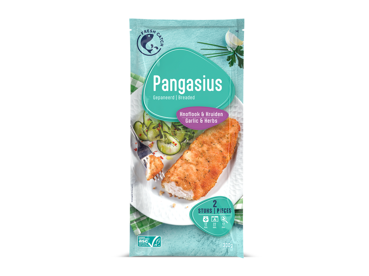 Gepaneerde pangasiusfilet