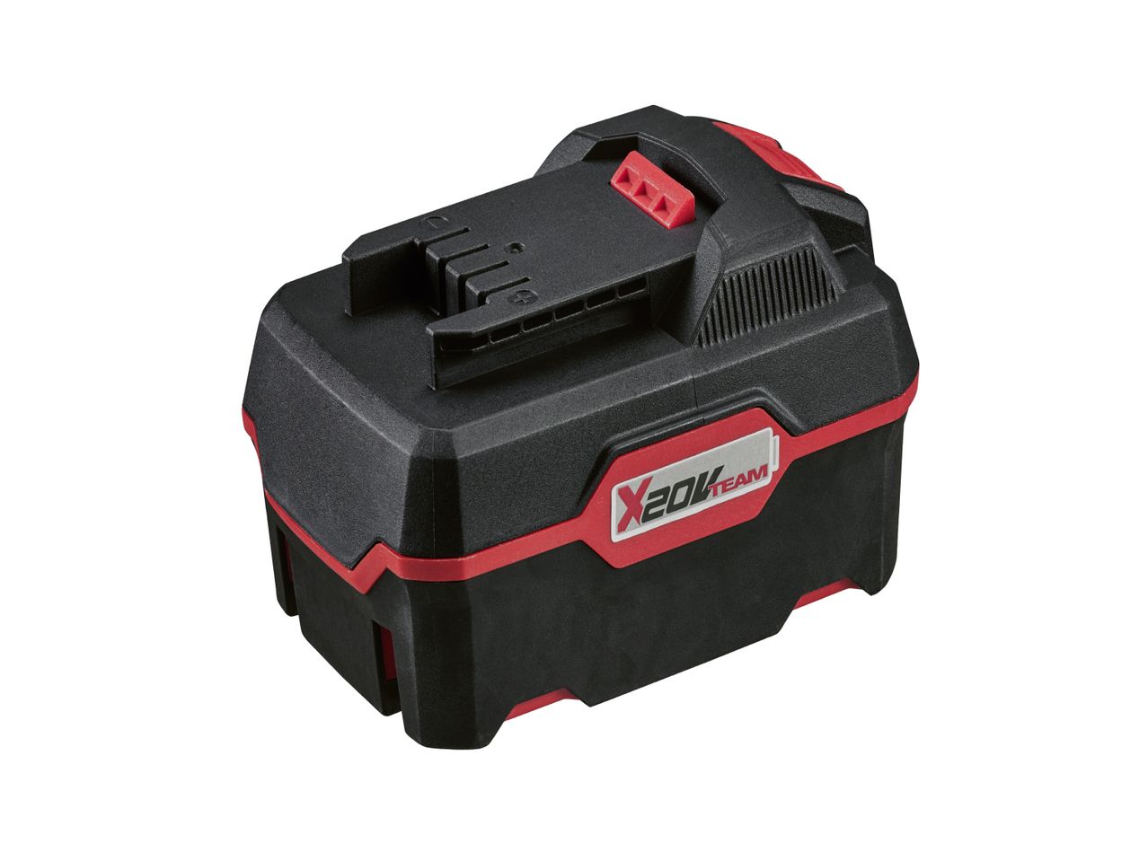 A black and red PARKSIDE battery.