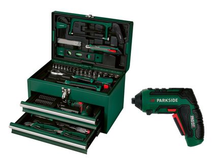 PARKSIDE Werkzeugkoffer mit Akkuschrauber