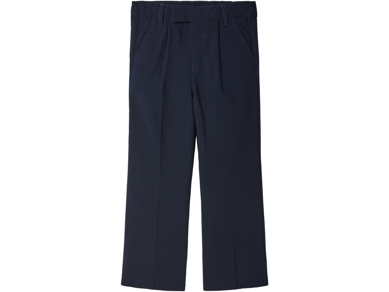 Navy blue children's trousers.