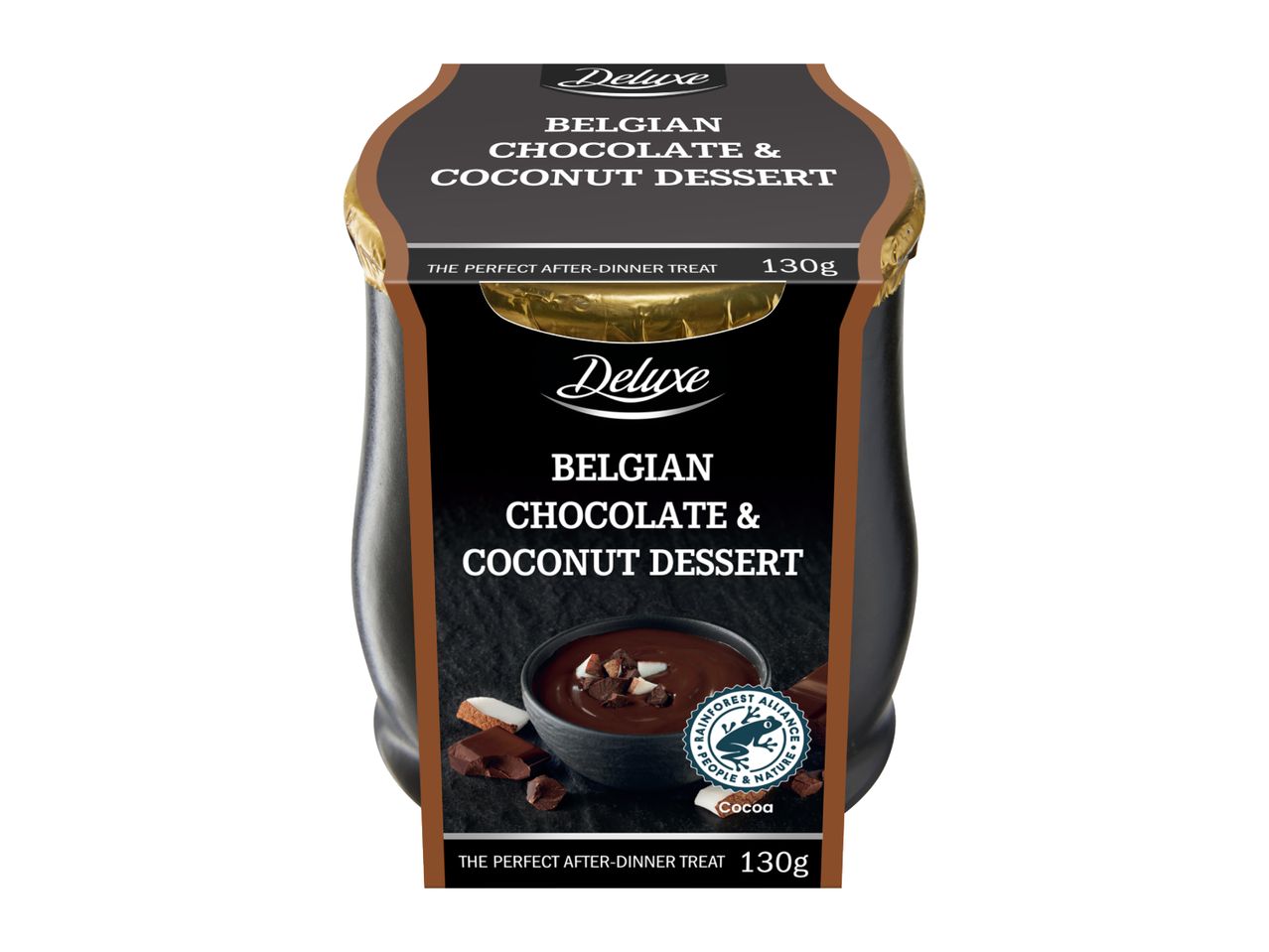 Belgian Chocolate & Coconut Dessert