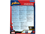 Walkie-talkie Lexibook Spider-Man cu informații despre produs în mai multe limbi.