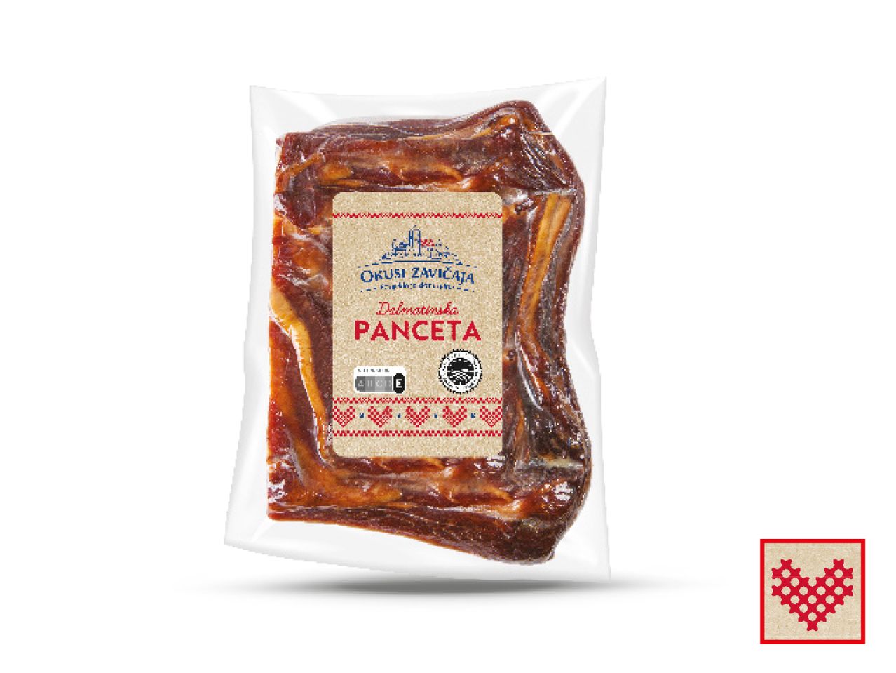 Pakiranje dalmatinske pancette Okus Zavičaja.