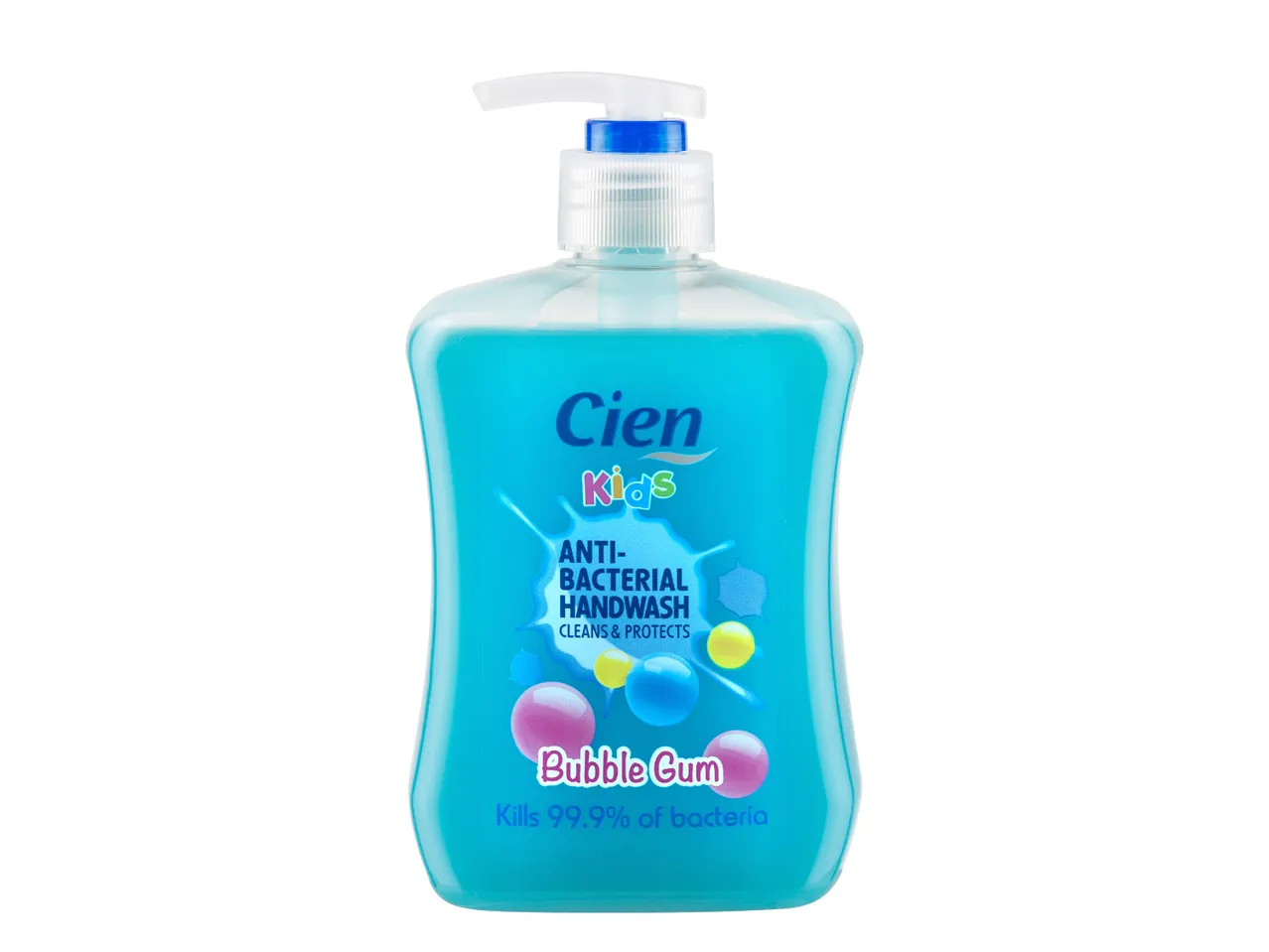 Cien Kids anti-bacterial handwash, bubble gum scent.