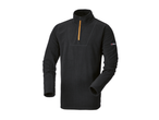Parkside® vīriešu melns flīsa džemperis ar oranžu rāvējslēdzēju
