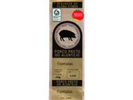 Embalagem de Espetadas de Porco Preto do Alentejo, com destaque para bem-estar animal e origem portuguesa.