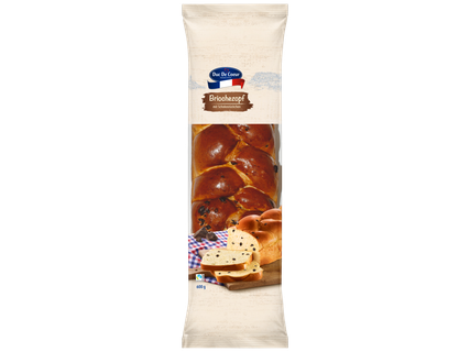 Duc de Coeur Briochezopf mit Schokostückchen