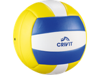 Crivit volleyball, yellow and blue.