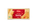 Milbona Sambal smeerkaas met crackers.