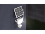 Solarna lampa s detektorom pokreta montirana na zid.