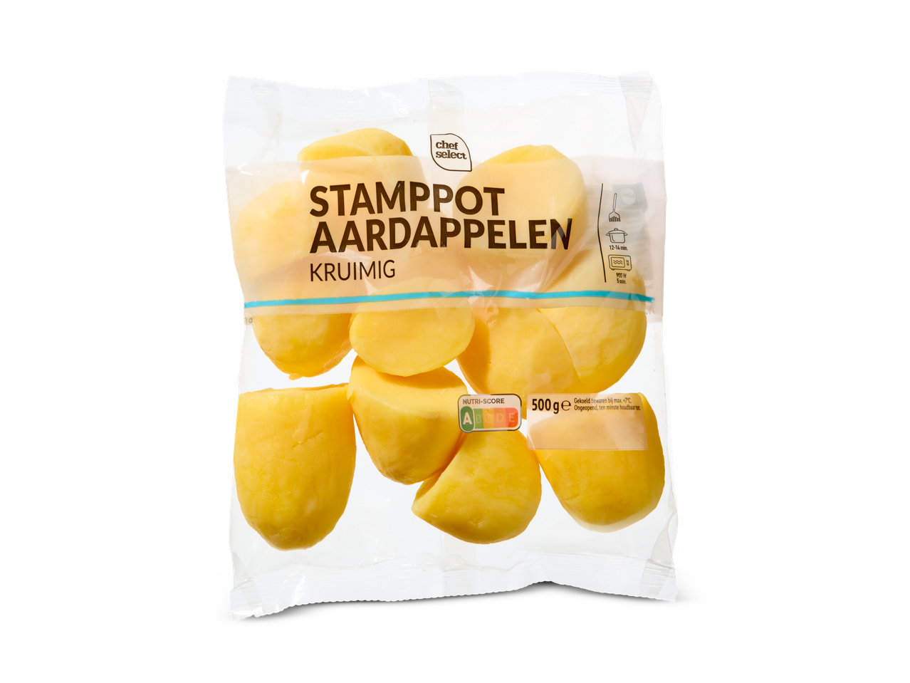 Chef Select Stamppot Aardappelen Kruimig in een verpakking van 500g