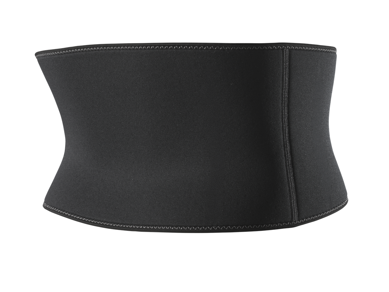 CRIVIT Lence: Melna vidukļa jostas ar redzamām šuvēm