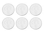Six TRONIC CR2025 lithium batteries.