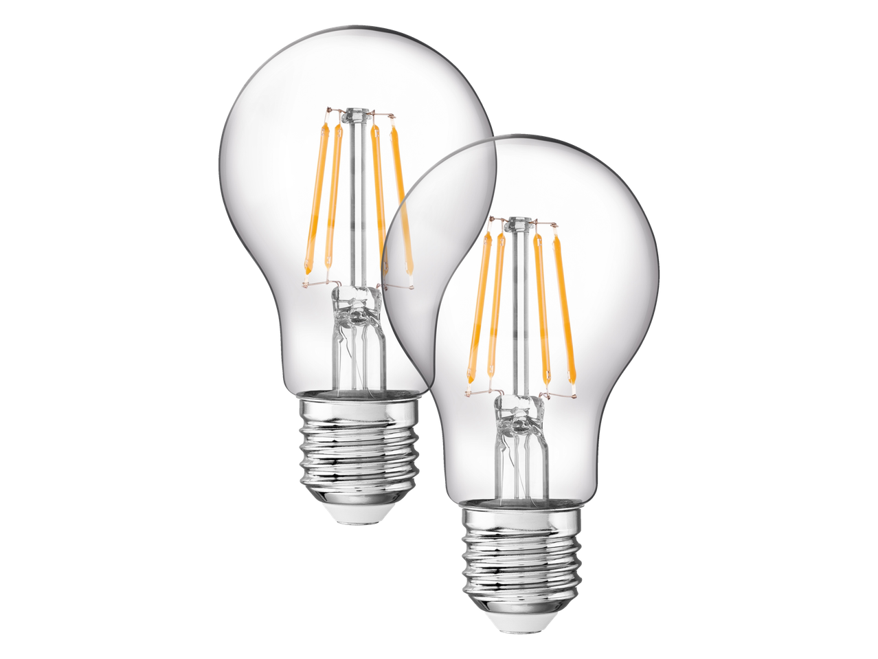 Dvi Edison stiliaus LED lemputės.