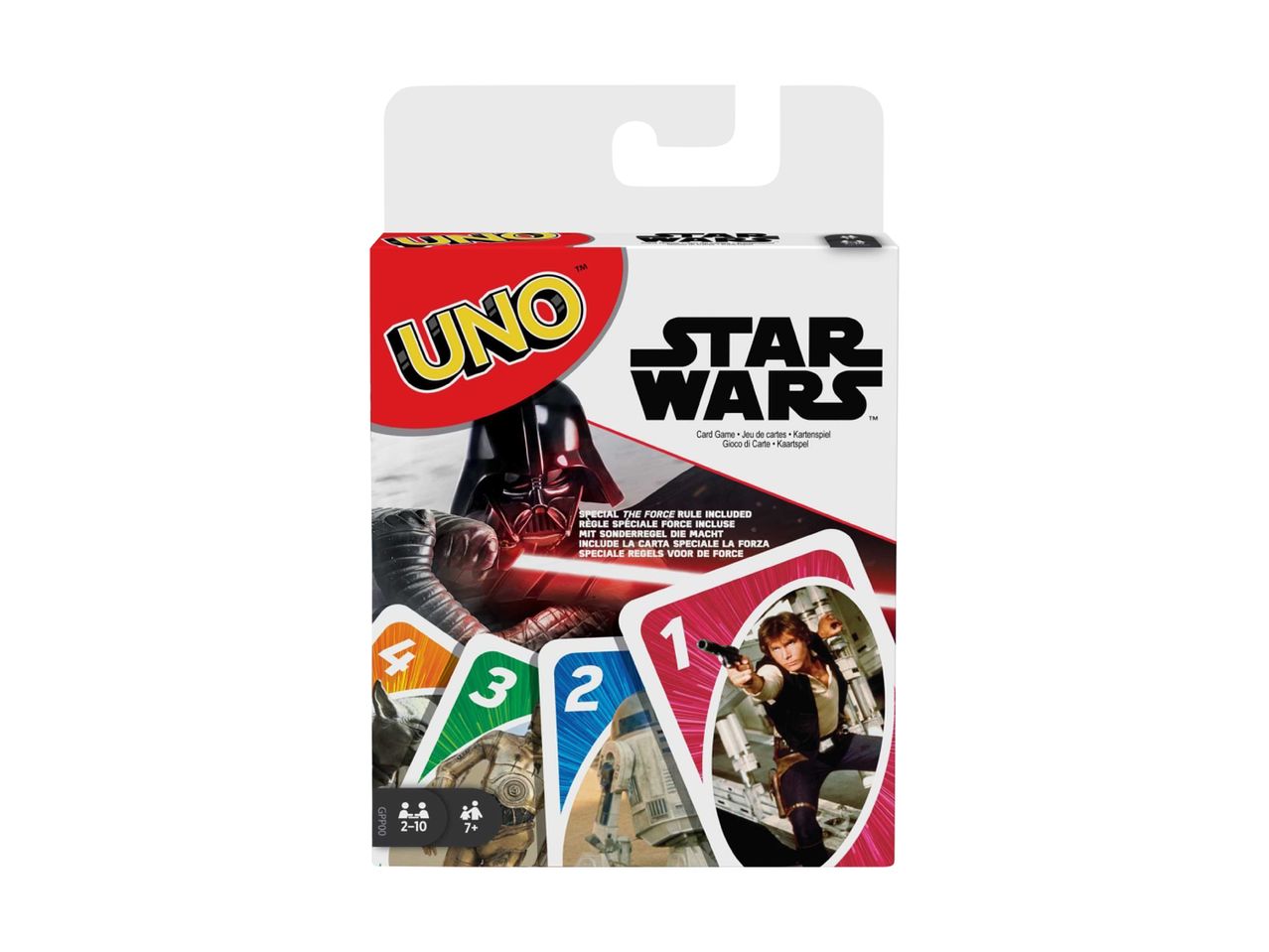 Star Wars themed card game with Darth Vader, Han Solo, and other characters.