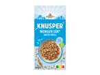 Knuspriges Hafer-Müsli mit 61% Vollkorn und 30% weniger Zucker, 750g Packung mit Nutri-Score B.