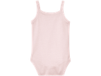 Ružičasti baby body bez rukava.