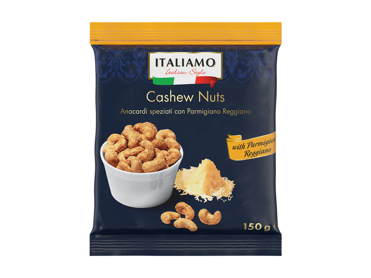 ITALIAMO Cashewnoten met Parmigiano Reggiano, 150g