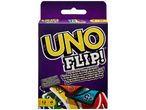 Confezione del gioco di carte Uno Flip con carte fronte-retro.
