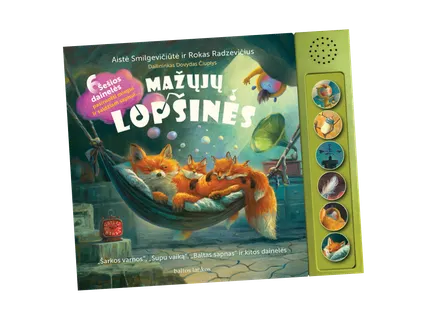 Muzikinė knyga vaikams „Mažųjų lopšinės“