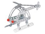 Fém építőjáték helikopter modell.