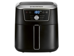 SILVERCREST XL Air Fryer with digital display showing 180 degrees Celsius.